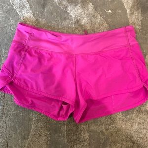 Lululemon run speed up shorts